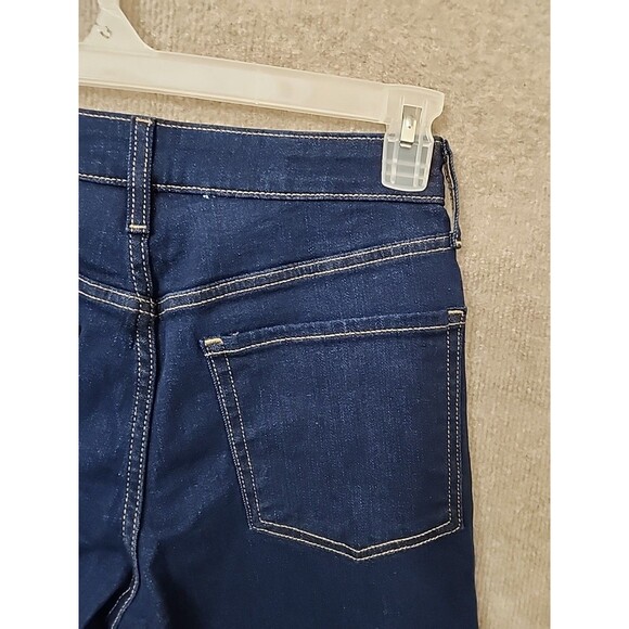 Old Navy High Rise Wow Loose Jeans Womens 6 Blue Dark Wash Stretch NEW - Picture 8 of 12